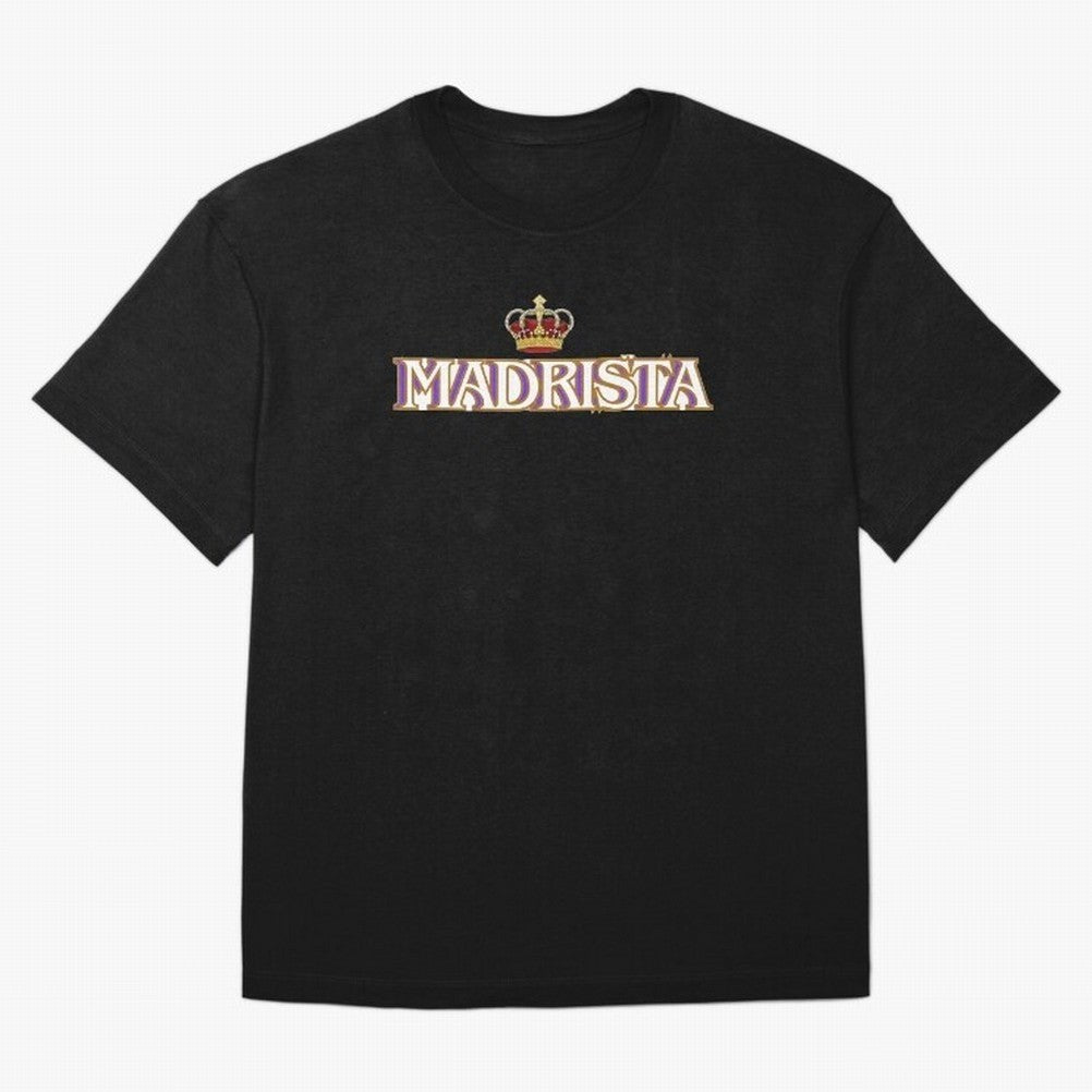 Madrista - Real Madrid Oversized T-Shirt Celebrate the FIFA World Cup 2026 USA Canada Mexico Journey through Haaland and Mbappe Highlights, England, France and Netherlands Pride, Vintage Soccer Flavor, Modern Football Stars, National Flags and