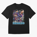 Ronaldo / Messi Pardoy Shirt Oversized T-Shirt Bring World Football Passion into Global Football Passion for FIFA World Cup 2026 Group Stage, Capturing Haaland and Mbappe, Argentina and Brazil, Football Festival Excitement, Trophy Ambitions,