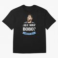 Lionel messi Que mira bobo Oversized T-Shirt Show Your Love for FIFA World Cup 2026 Spirit, Highlighting Spain, CR7 and Messi, Vintage Soccer Flavor, Modern Football Stars, National Flags and Final Night Emotion; Perfect for People Who Love