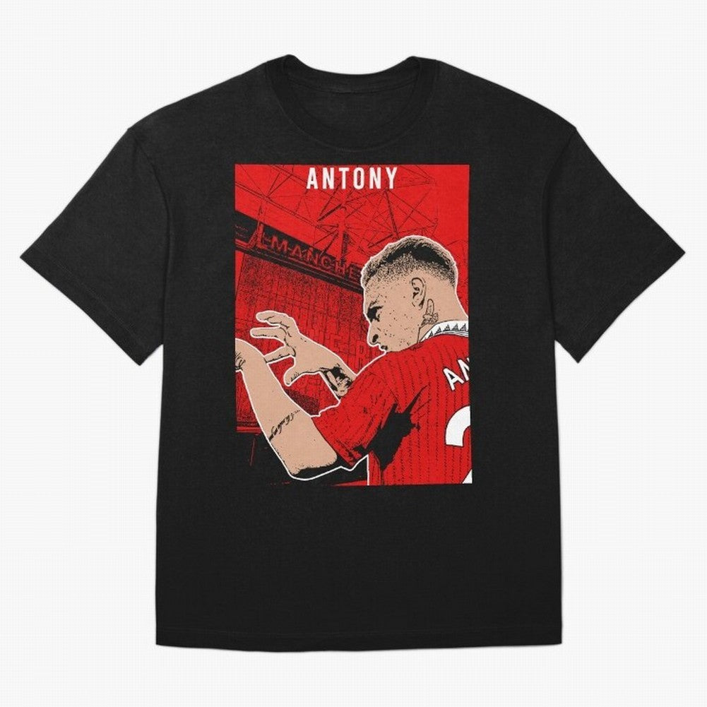Antony Oversized T-Shirt Bring Global Tournament Vibes to Global Football Passion for FIFA World Cup 2026 Group Stage, Celebrating Messi and Cristiano Ronaldo, Portugal, Football Festival Excitement, Trophy Ambitions, Country Rivalries and Star
