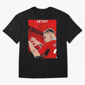Antony Oversized T-Shirt Bring Global Tournament Vibes to Global Football Passion for FIFA World Cup 2026 Group Stage, Celebrating Messi and Cristiano Ronaldo, Portugal, Football Festival Excitement, Trophy Ambitions, Country Rivalries and Star
