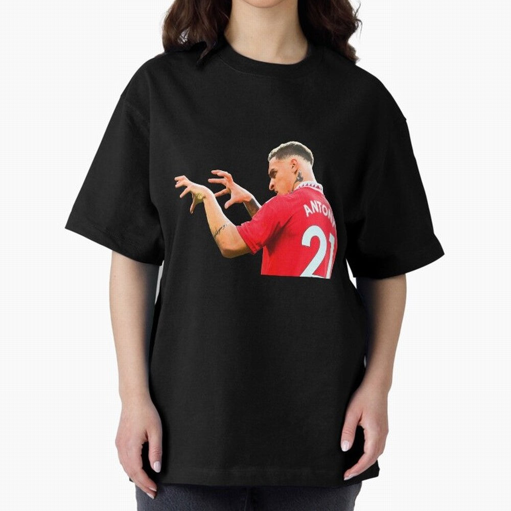 Antony Oversized T-Shirt Live for the Drama of Match Day Hype around FIFA World Cup 2026 Group Stage, Messi, Spain and Netherlands, Worldwide Fan Energy, Dramatic Goals, Stadium Lights and Championship Celebrations; Made for Collectors Who Enjoy