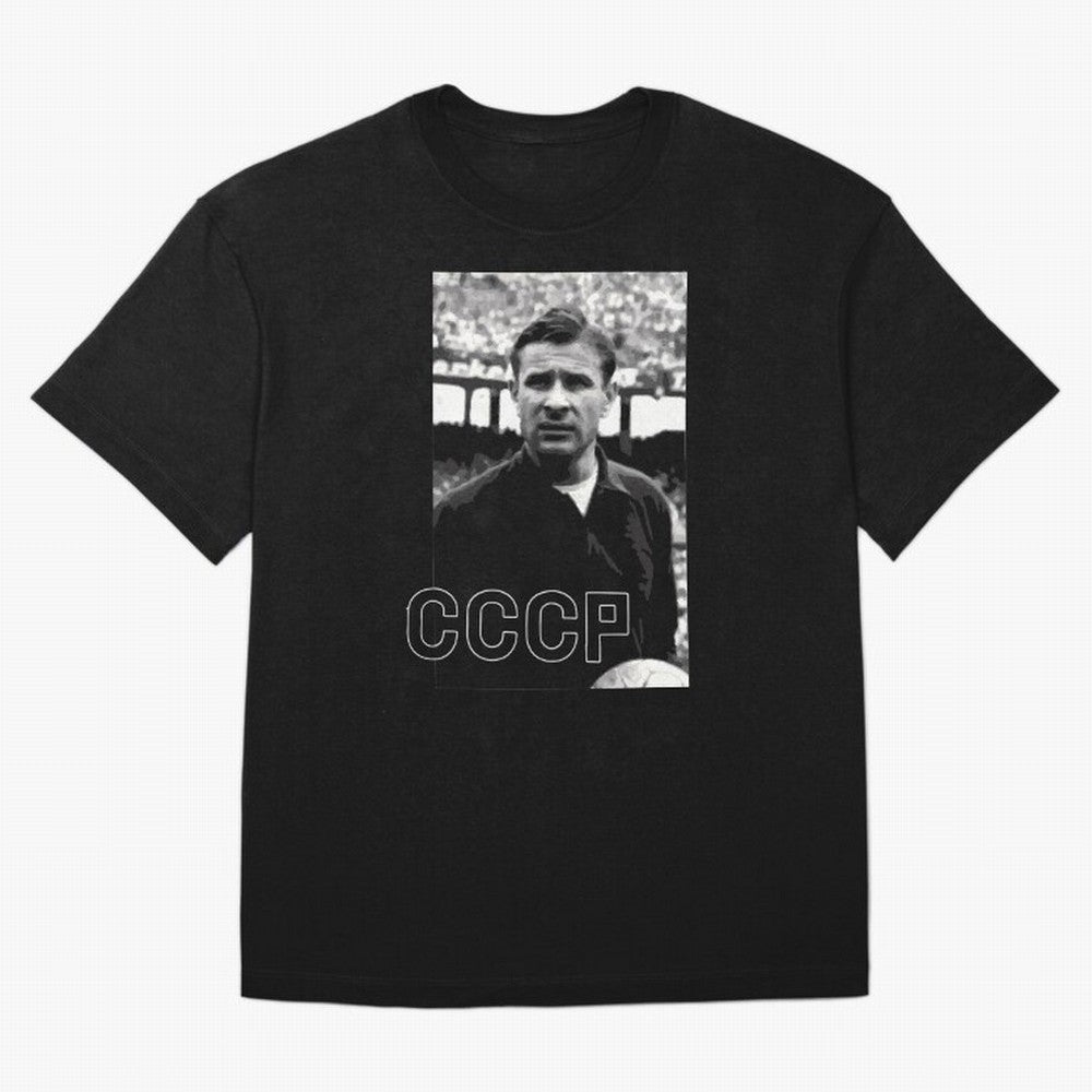 Lev Yashin Football Legends1 Oversized T-Shirt Join Global Football Passion for FIFA World Cup 2026, Capturing Neymar, Argentina, Vintage Soccer Flavor, Modern Football Stars, National Flags and Final Night Emotion; Ideal for Passionate Fans Who