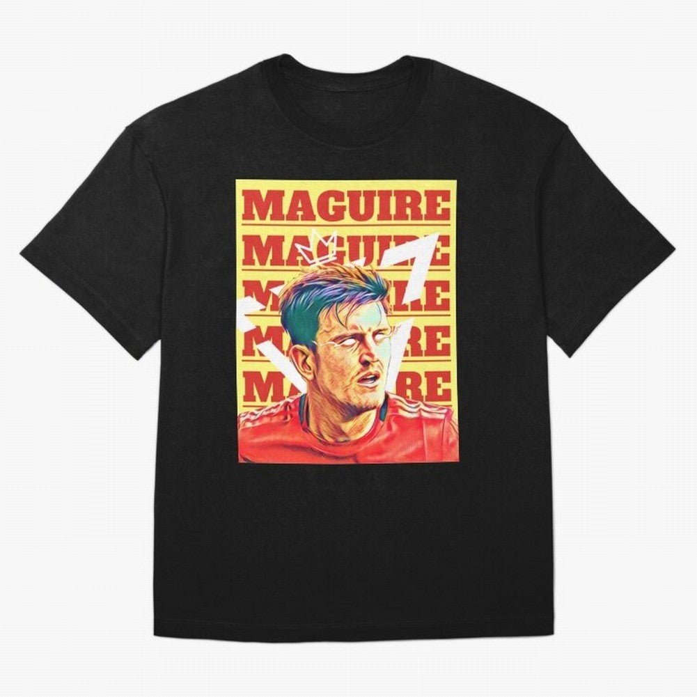 HARRY MAGUIRE, THE CAPTAIN Oversized T-Shirt Elevate FIFA World Cup 2026 Group Stage Spirit, Inspired by Brazil, Portugal and Argentina, Messi, Neymar and Mbappe, Retro Football Energy, Iconic Rivalries, Trophy Chase Drama and Stadium Atmosphere;