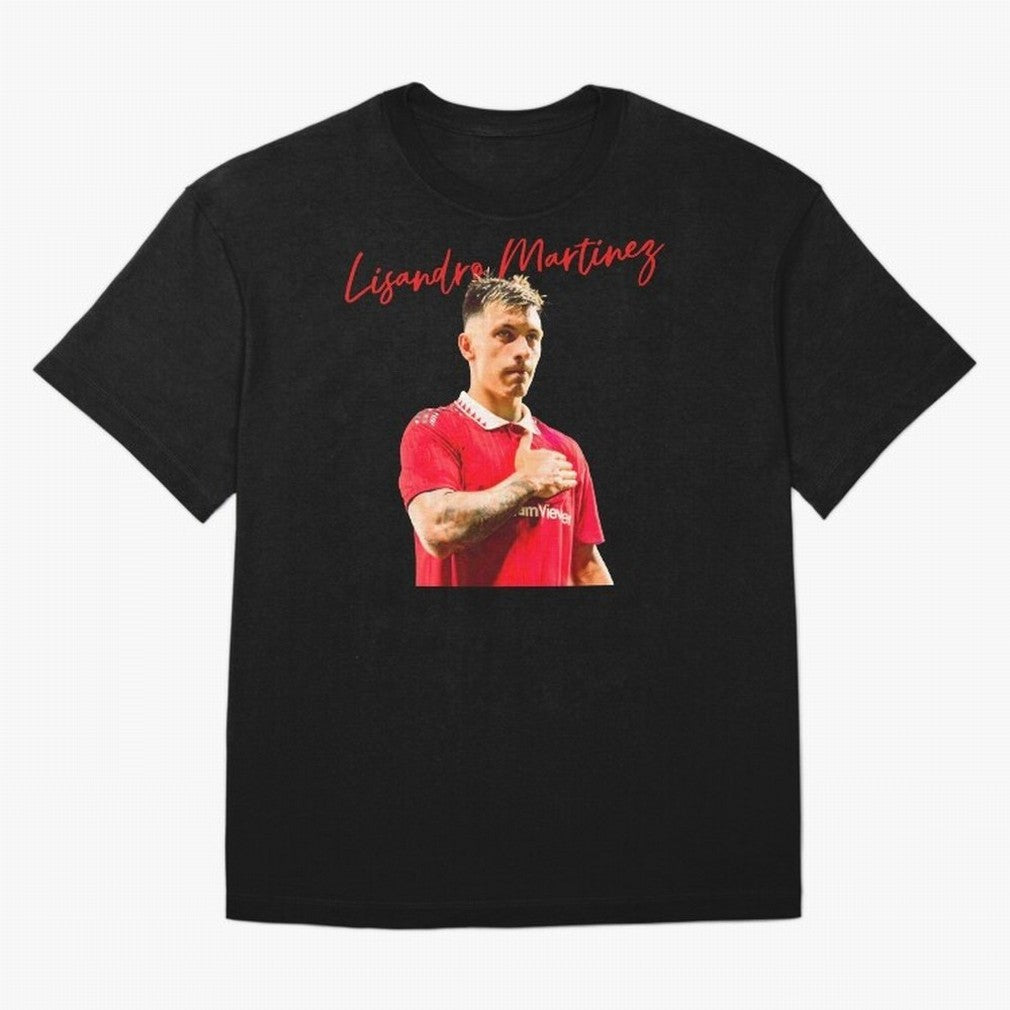 Lisandro Martinez Oversized T-Shirt Elevate FIFA World Cup 2026 Driven by CR7 and Messi, Brazil, Portugal and Argentina Energy, Stadium Chants, National Pride, Trophy Dreams and Unforgettable Football Memories; Perfect for People Who Love