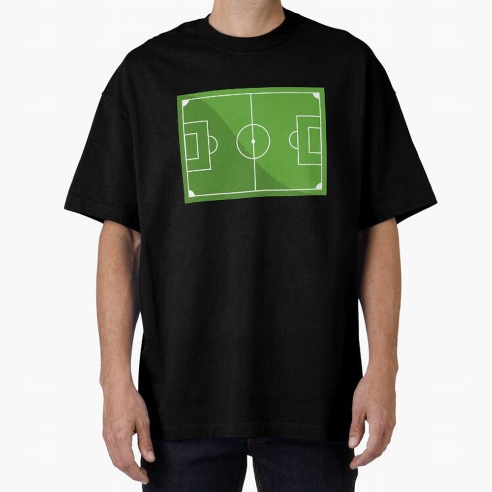 Football Pitch Oversized T-Shirt Experience Match Day Hype around FIFA World Cup 2026 USA Canada Mexico, CR7 and Messi, Brazil, Portugal and Argentina, Retro Football Energy, Iconic Rivalries, Trophy Chase Drama and Stadium Atmosphere; Perfect for