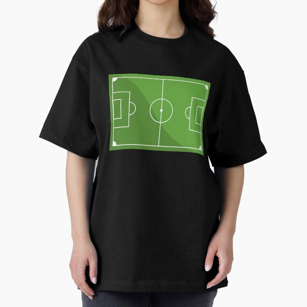 Football Pitch Oversized T-Shirt Experience Match Day Hype around FIFA World Cup 2026 USA Canada Mexico, CR7 and Messi, Brazil, Portugal and Argentina, Retro Football Energy, Iconic Rivalries, Trophy Chase Drama and Stadium Atmosphere; Perfect for