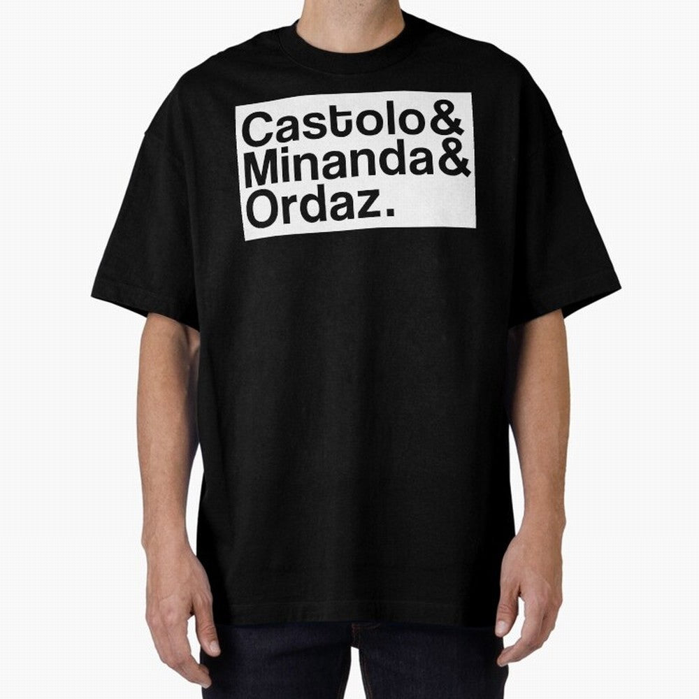 Castolo & Minanda & Ordaz. PES Oversized T-Shirt Bring a Vintage Feel to FIFA World Cup 2026 Group Stage Centered on Mbappe, Spain Energy, Sports Nostalgia, International Competition, Famous Players and Unforgettable Victories; Great for Watch