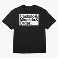 Castolo & Minanda & Ordaz. PES Oversized T-Shirt Bring a Vintage Feel to FIFA World Cup 2026 Group Stage Centered on Mbappe, Spain Energy, Sports Nostalgia, International Competition, Famous Players and Unforgettable Victories; Great for Watch