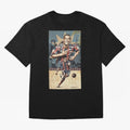 Ronaldinho Design Oversized T-Shirt Celebrate Football Heritage in the FIFA World Cup 2026 Journey through Cristiano Ronaldo Highlights, Argentina, France and Brazil Pride, Worldwide Fan Energy, Dramatic Goals, Stadium Lights and Championship