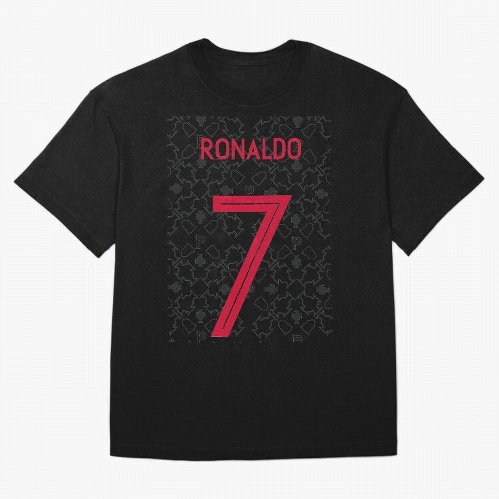 Christiano Ronaldo Portugal Away Jersey 2020 Oversized T-Shirt Showcase FIFA World Cup 2026 Spirit, Built around Argentina and Brazil, Mbappe and Neymar, Championship Spirit, Famous Goals, Roaring Crowds and International Football Unity; Built for