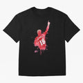 Paul Scholes Manchester United Legend Art Oversized T-Shirt Experience Match Day Hype around FIFA World Cup 2026 Group Stage, Haaland and Mbappe, England and Germany, Stadium Memories, Football Loyalty, International Chants and Championship