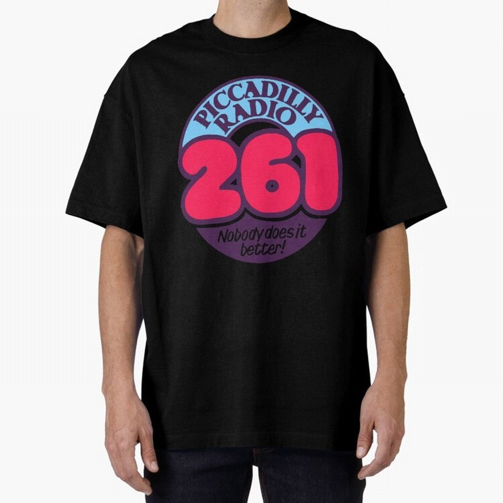 Piccadilly Radio Manchester Oversized T-Shirt Spotlight FIFA World Cup 2026 Spirit, Filled with England and Germany, CR7, Retro Football Energy, Iconic Rivalries, Trophy Chase Drama and Stadium Atmosphere; Perfect for Supporters Who Want Bold