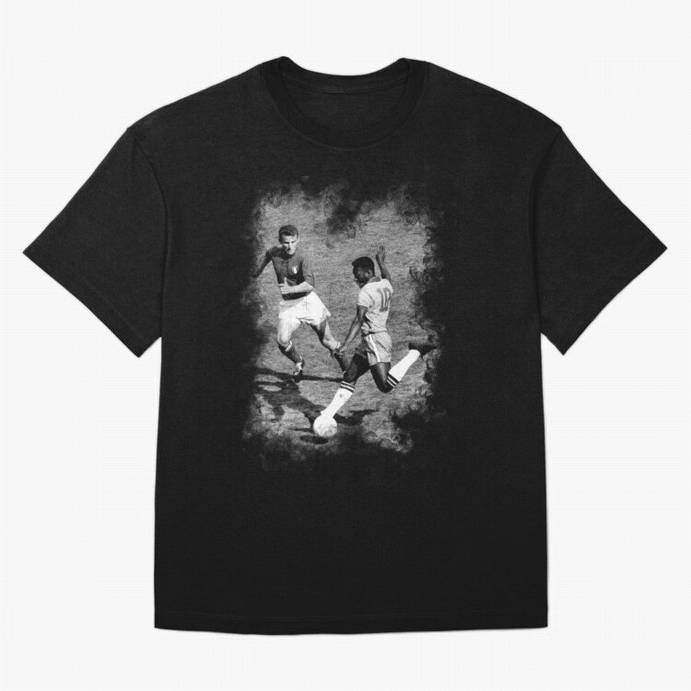 Pele Oversized T-Shirt Fuel Your Fan Pride for Global Football Passion for FIFA World Cup 2026, Featuring Messi and Cristiano Ronaldo, France, Football History, Final Match Energy, Crowd Noise and Once in a Lifetime Moments; Built for Supporters