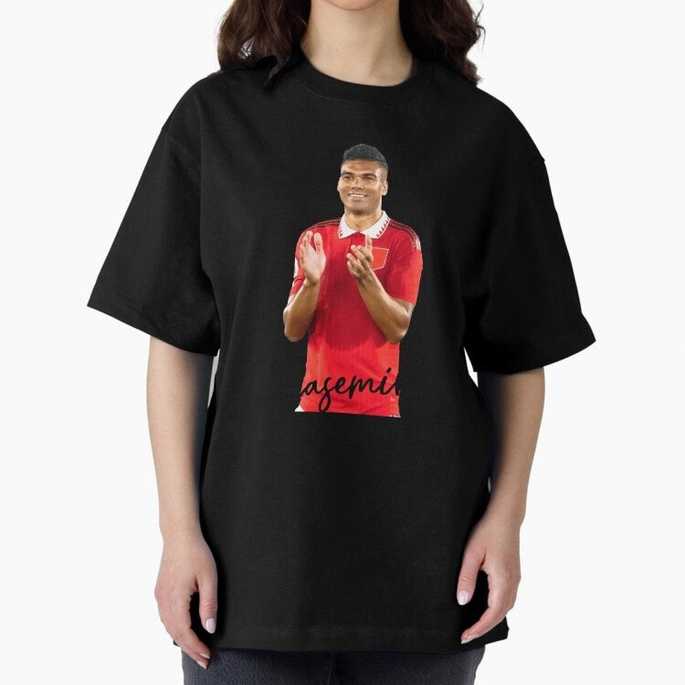 Casemiro Oversized T-Shirt Make Memories around Match Day Hype around FIFA World Cup 2026 USA Canada Mexico, Neymar, Haaland and Cristiano Ronaldo, Spain and Netherlands, Football Passion, Legendary Performances, Festival Vibes and Supporter