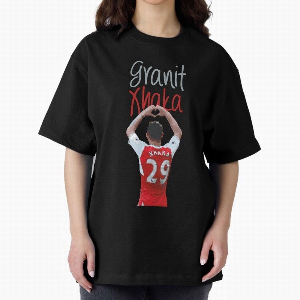 Granit Xhaka Oversized T-Shirt Cheer through Every Moment of Match Day Hype around FIFA World Cup 2026 USA Canada Mexico, Messi, Neymar and Mbappe, Spain and Netherlands, Fan Favorite Moments, National Team Passion, Big Match Drama and Soccer