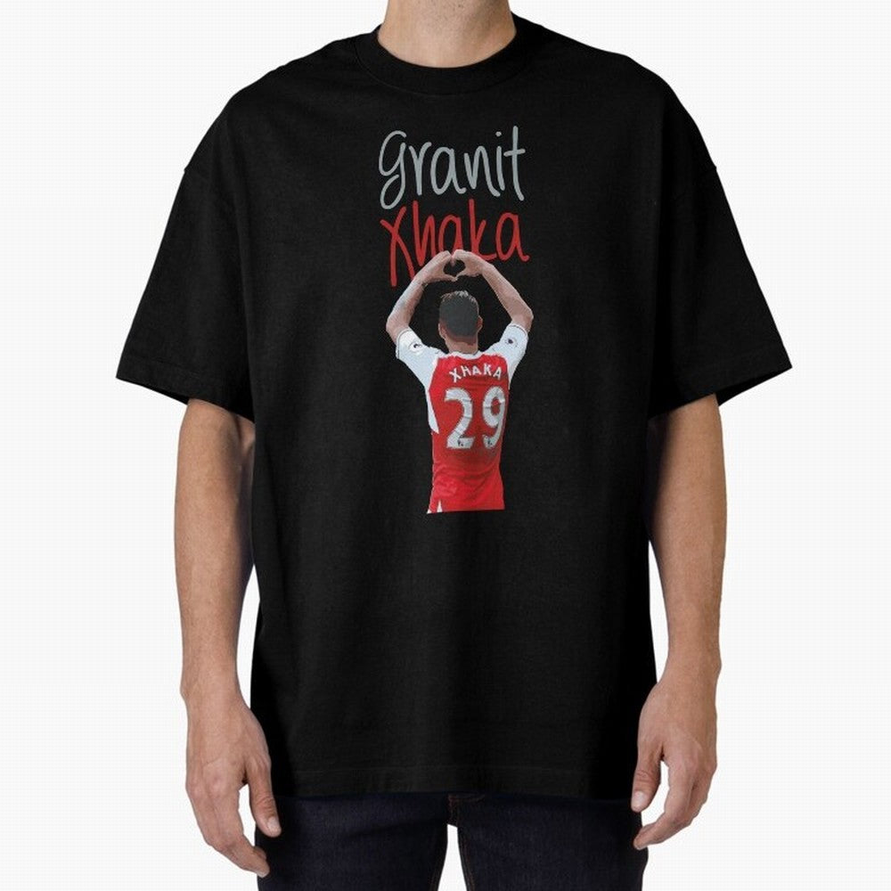 Granit Xhaka Oversized T-Shirt Cheer through Every Moment of Match Day Hype around FIFA World Cup 2026 USA Canada Mexico, Messi, Neymar and Mbappe, Spain and Netherlands, Fan Favorite Moments, National Team Passion, Big Match Drama and Soccer