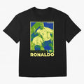 Ronaldo - Street Art - Soccer Icons Oversized T-Shirt Celebrate National Team Dreams in FIFA World Cup 2026 USA Canada Mexico Celebrating CR7 and Messi, Spain and Netherlands Energy, Football History, Final Match Energy, Crowd Noise and Once in a