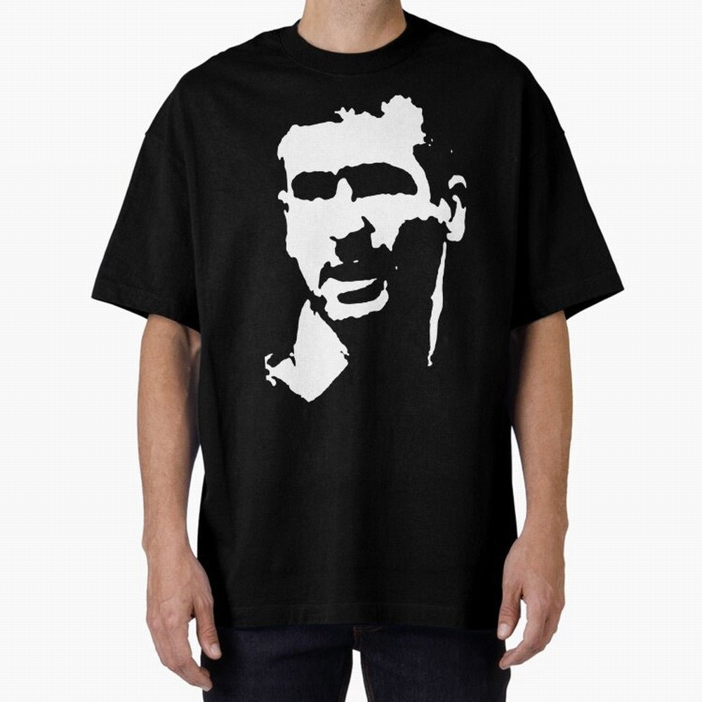 Eric Cantona Manchester Football Legend Oversized T-Shirt Join the Countdown to FIFA World Cup 2026 Spirit, Filled with Germany, Haaland, Fan Favorite Moments, National Team Passion, Big Match Drama and Soccer History; Built for Supporters Chasing