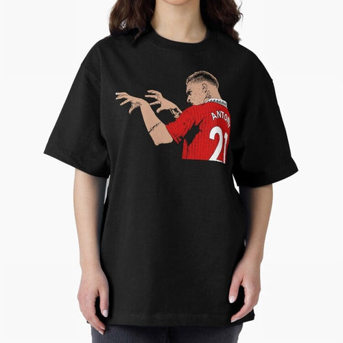Antony Oversized T-Shirt Show Your Love for FIFA World Cup 2026 Group Stage for Fans of CR7 and Argentina, France and Brazil, Bringing Classic Soccer Heritage, Championship Pressure, Fan Loyalty and International Pride; Ideal for Fans Who Follow