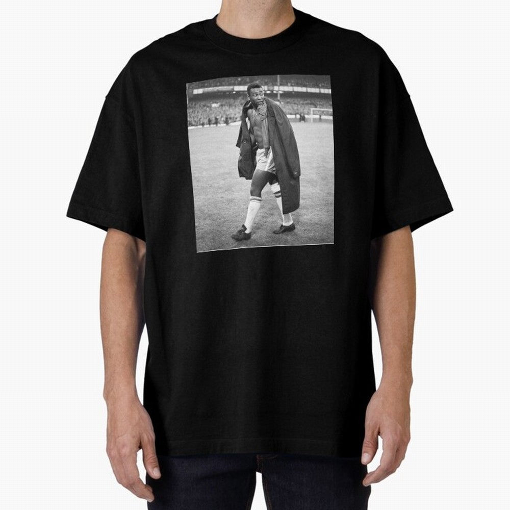 Pele Oversized T-Shirt Follow the Road to FIFA World Cup 2026 Spirit, Made for Spain and Netherlands, CR7 and Messi, Supporter Pride, Iconic Celebrations, Legendary Names and Global Match Day Energy; Ideal for Fans Who Follow Messi, Cristiano