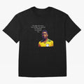 Pele Quote Oversized T-Shirt Stand with Match Day Hype around FIFA World Cup 2026 Group Stage, Messi and Cristiano Ronaldo, England, Fan Favorite Moments, National Team Passion, Big Match Drama and Soccer History; Ideal for Passionate Fans Who Love