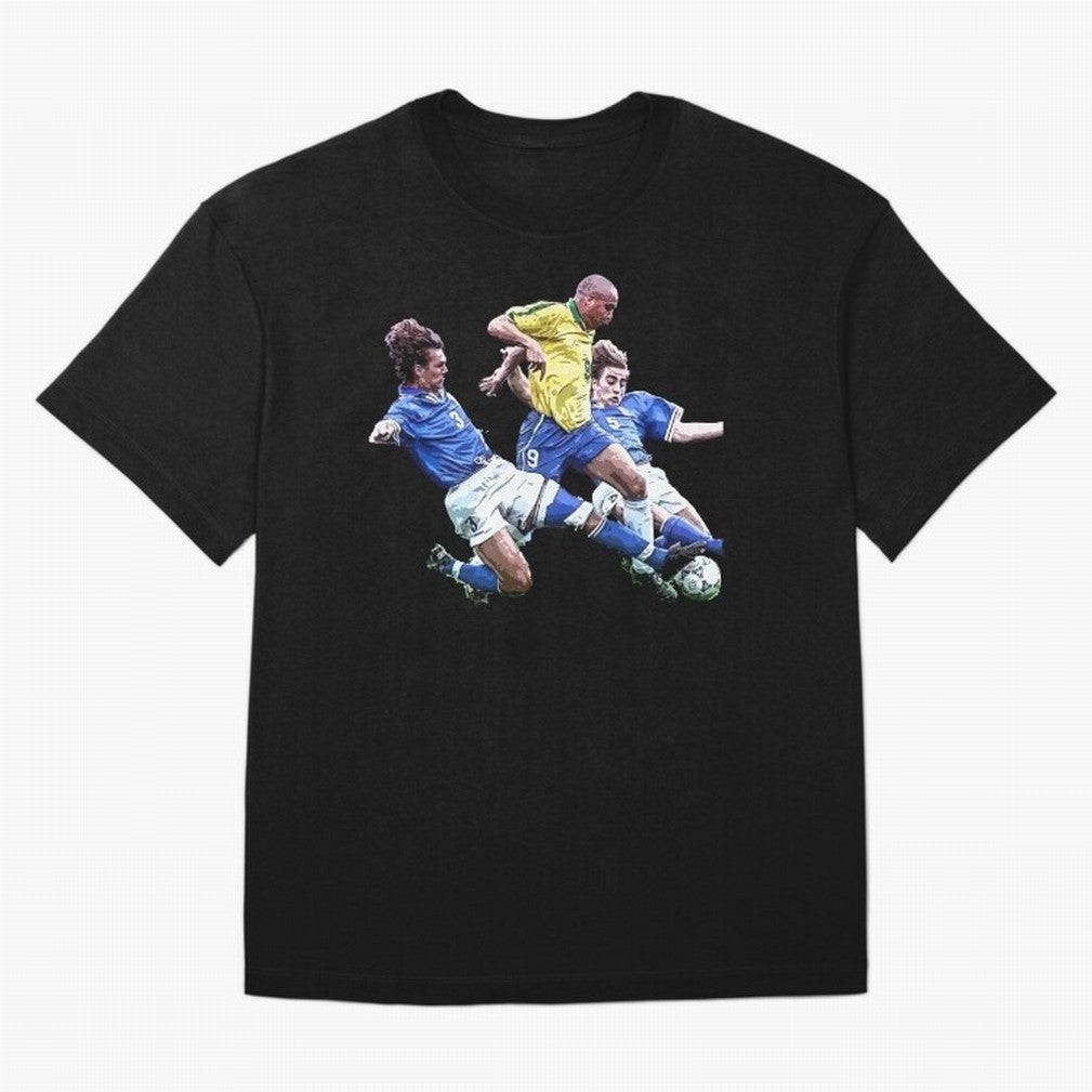 Ronaldo vs Maldini & Cannavaro Oversized T-Shirt Join the Countdown to Match Day Hype around FIFA World Cup 2026 USA Canada Mexico, CR7, Netherlands, Tournament Hype, Historic Matchups, Family Viewing Parties and Global Sports Pride; Great for