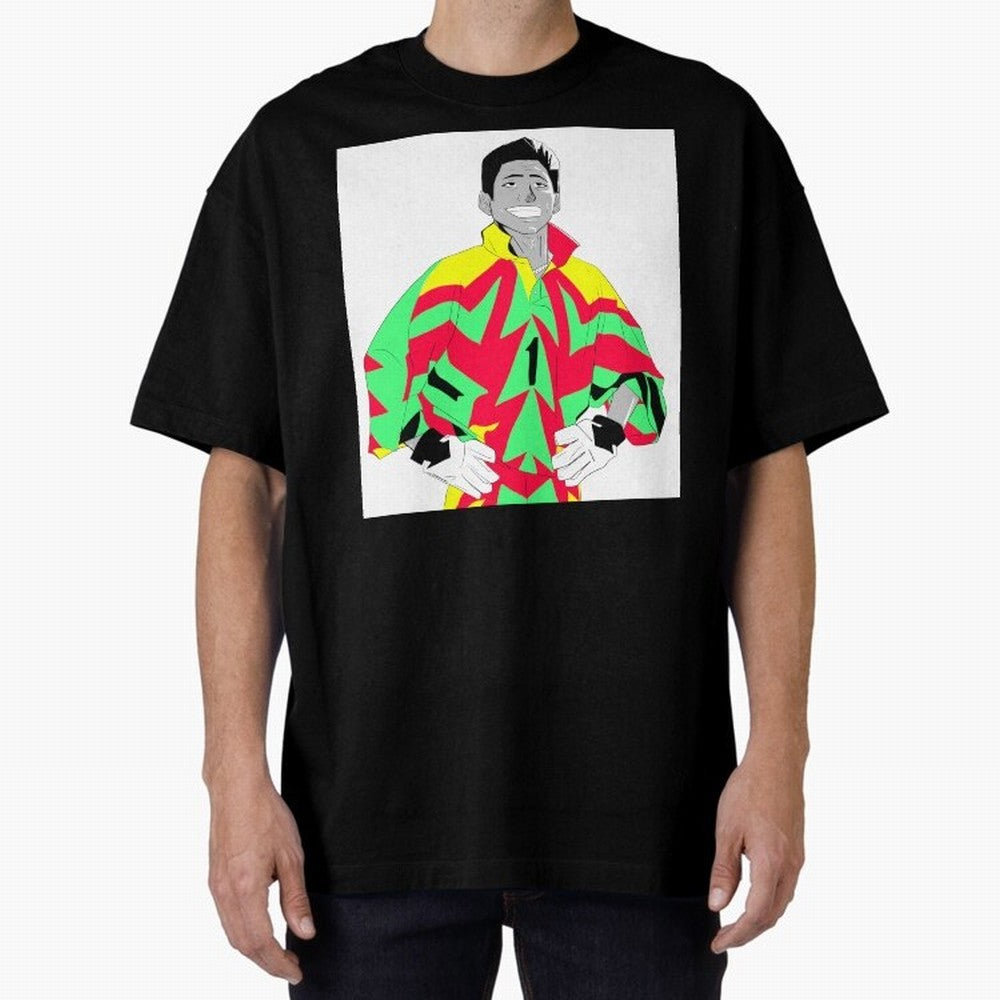 Jorge Campos the legend of soccer football in goal keeper Oversized T-Shirt Enjoy Match Day Hype around FIFA World Cup 2026 USA Canada Mexico, CR7 and Messi, France and Portugal, Tournament Hype, Historic Matchups, Family Viewing Parties and Global