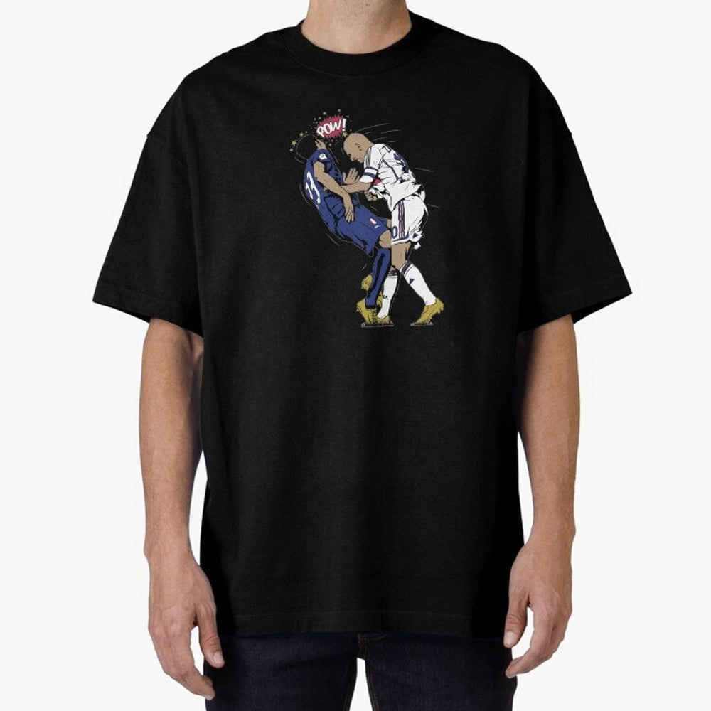 Zinedine Zidane Oversized T-Shirt Bring a Champion Mindset to the FIFA World Cup 2026 USA Canada Mexico Journey through Messi and Cristiano Ronaldo Highlights, France Pride, Retro Football Energy, Iconic Rivalries, Trophy Chase Drama and Stadium