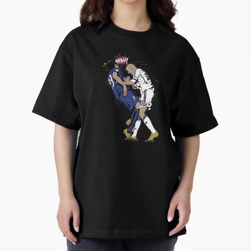 Zinedine Zidane Oversized T-Shirt Bring a Champion Mindset to the FIFA World Cup 2026 USA Canada Mexico Journey through Messi and Cristiano Ronaldo Highlights, France Pride, Retro Football Energy, Iconic Rivalries, Trophy Chase Drama and Stadium