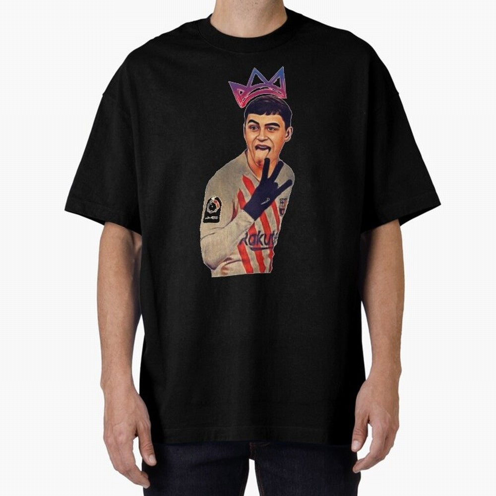 PEDRI Oversized T-Shirt Celebrate the Stars of Global Football Passion for FIFA World Cup 2026, Centered on Neymar, England, Sports Nostalgia, International Competition, Famous Players and Unforgettable Victories; Great for Watch Parties, Sports