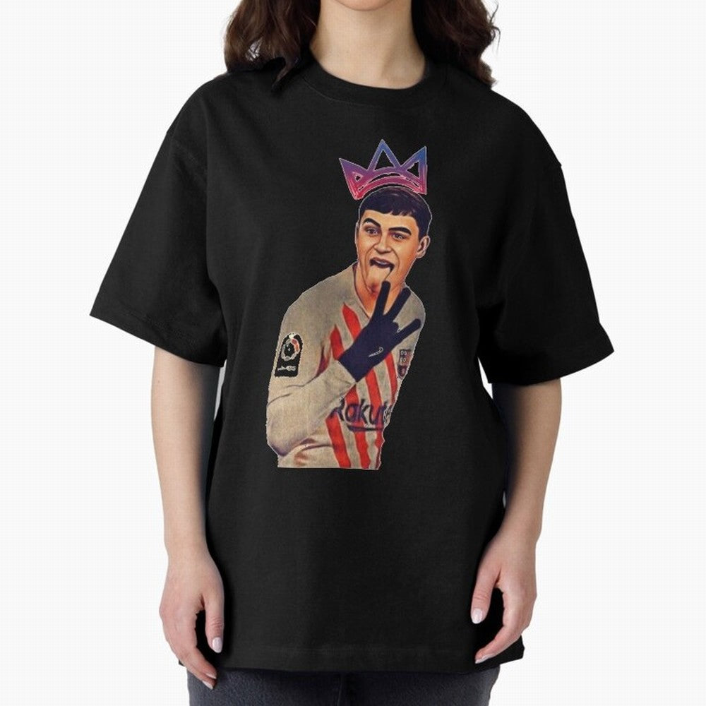 PEDRI Oversized T-Shirt Celebrate the Stars of Global Football Passion for FIFA World Cup 2026, Centered on Neymar, England, Sports Nostalgia, International Competition, Famous Players and Unforgettable Victories; Great for Watch Parties, Sports