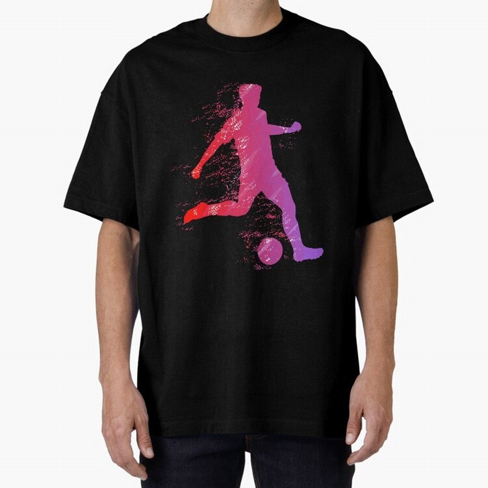 Soccer Player Shoot Oversized T-Shirt Celebrate Fan Culture around FIFA World Cup 2026 Group Stage Built around Mbappe and Neymar, Argentina Energy, Stadium Memories, Football Loyalty, International Chants and Championship Tradition; Great for