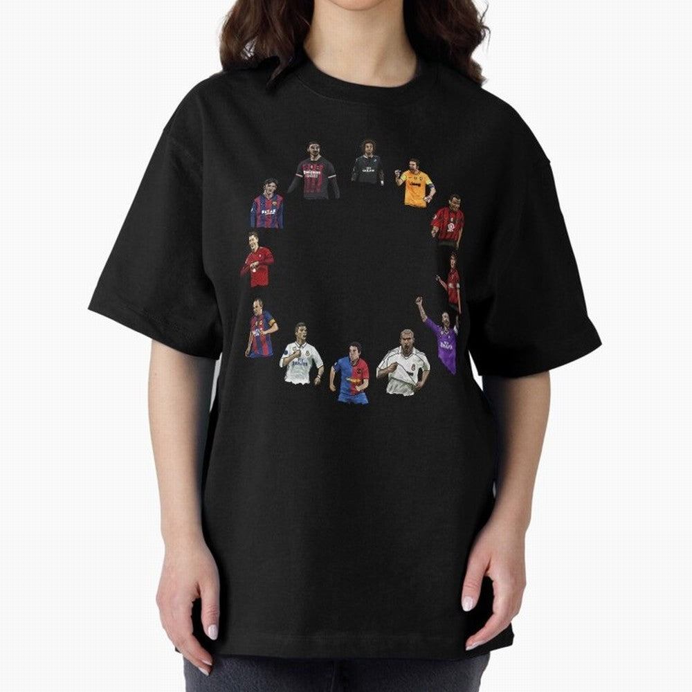 The Best football players Oversized T-Shirt Bring a Champion Mindset to FIFA World Cup 2026 Group Stage for Fans of Haaland and France, Bringing Classic Soccer Heritage, Championship Pressure, Fan Loyalty and International Pride; Perfect for