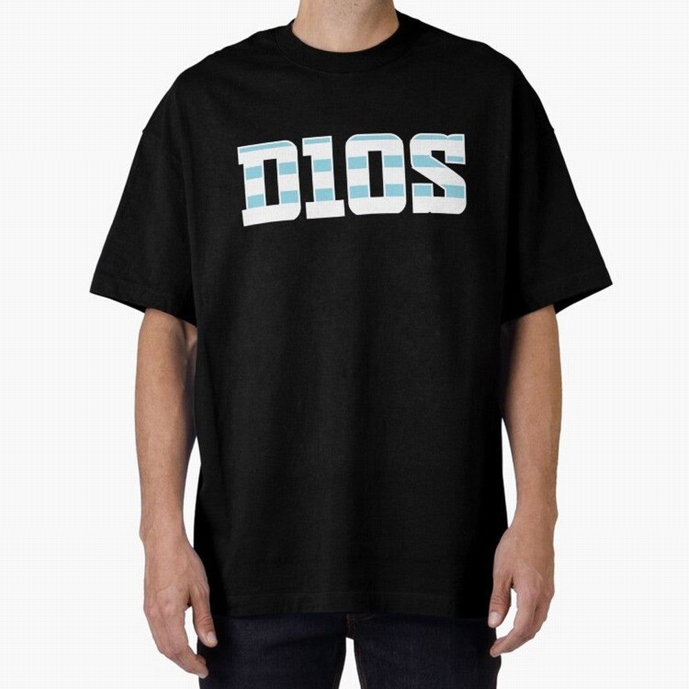 D10S Oversized T-Shirt Show Love for Legendary Goals in FIFA World Cup 2026 Driven by Mbappe, Portugal, Spain and Germany Energy, Football Passion, Legendary Performances, Festival Vibes and Supporter Community; Ideal for Fans Who Follow Messi,