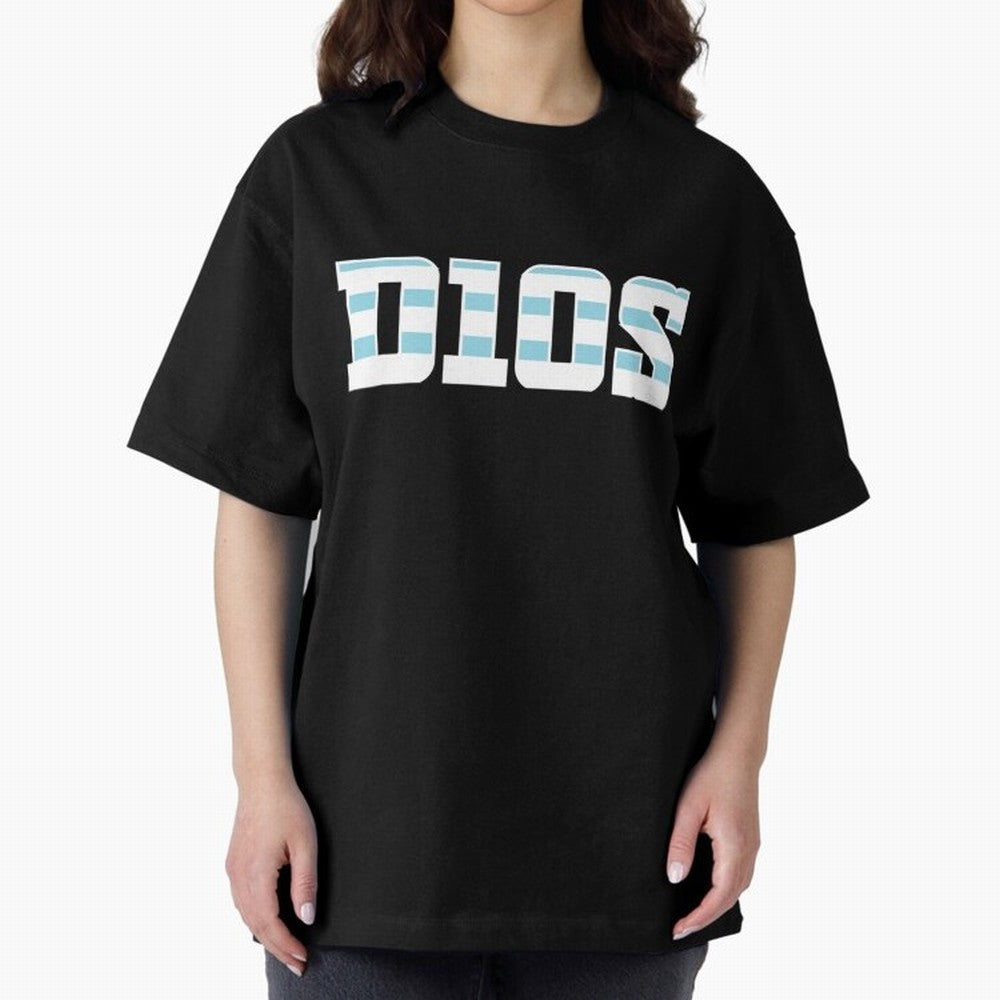 D10S Oversized T-Shirt Show Love for Legendary Goals in FIFA World Cup 2026 Driven by Mbappe, Portugal, Spain and Germany Energy, Football Passion, Legendary Performances, Festival Vibes and Supporter Community; Ideal for Fans Who Follow Messi,