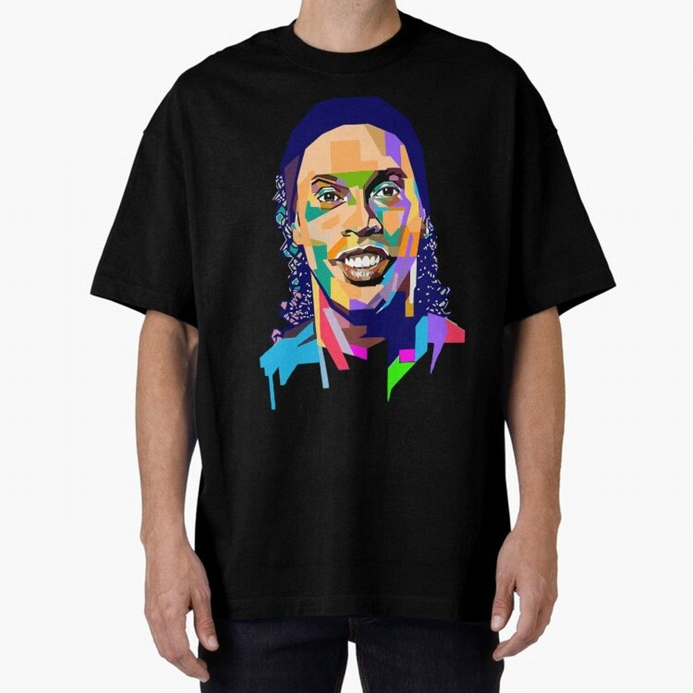 Ronaldinho Oversized T-Shirt Turn Every Weekend Toward FIFA World Cup 2026 Group Stage for Fans of Neymar, Haaland and Cristiano Ronaldo and England, Bringing Champion Mindset, Group Stage Buzz, Knockout Tension and Passionate Fan Culture; Built
