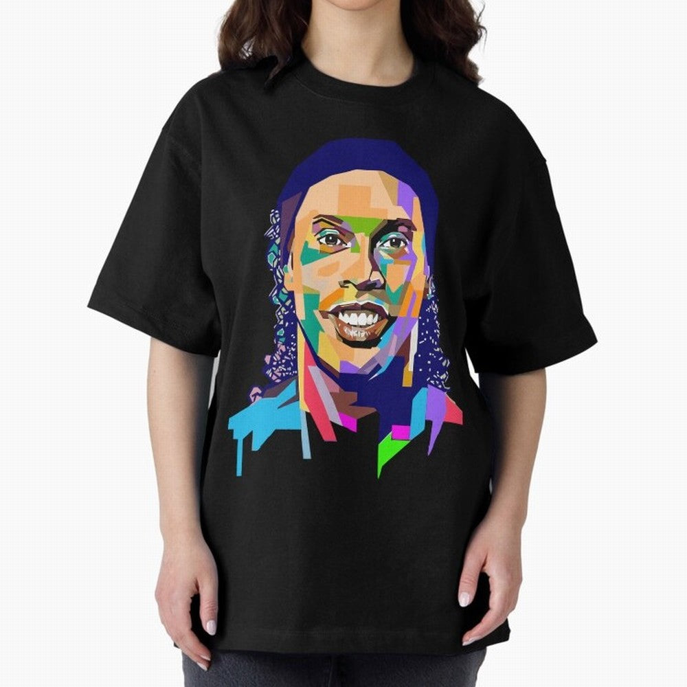 Ronaldinho Oversized T-Shirt Turn Every Weekend Toward FIFA World Cup 2026 Group Stage for Fans of Neymar, Haaland and Cristiano Ronaldo and England, Bringing Champion Mindset, Group Stage Buzz, Knockout Tension and Passionate Fan Culture; Built