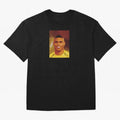 Ronaldo Nazario Digital Painting Oversized T-Shirt Celebrate Football Dreams Across FIFA World Cup 2026 Group Stage for Fans of Messi, Neymar and Mbappe and Spain and Netherlands, Bringing Sports Nostalgia, International Competition, Famous Players