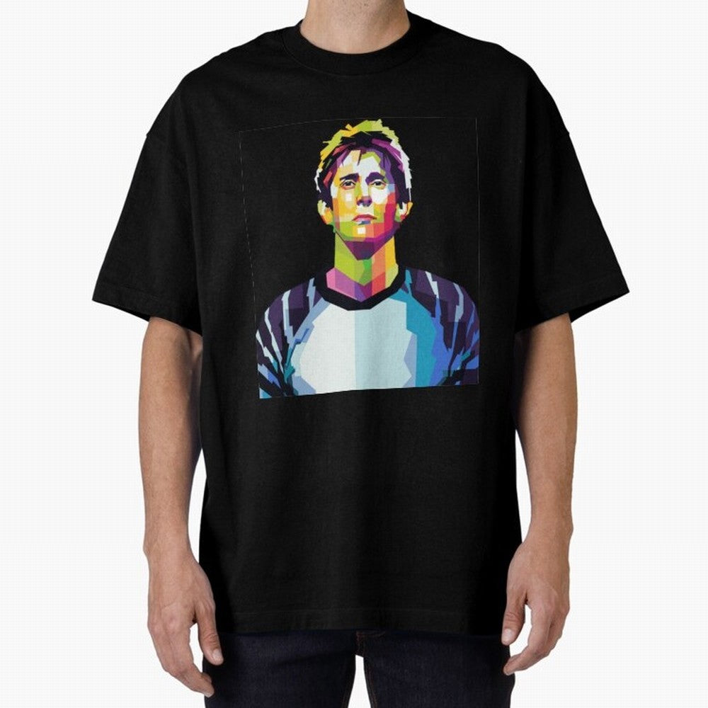 Edwin Van Der Sar Oversized T-Shirt Live for the Drama of Match Day Hype around FIFA World Cup 2026 Group Stage, Mbappe, England, France and Netherlands, Classic Soccer Heritage, Championship Pressure, Fan Loyalty and International Pride; Perfect