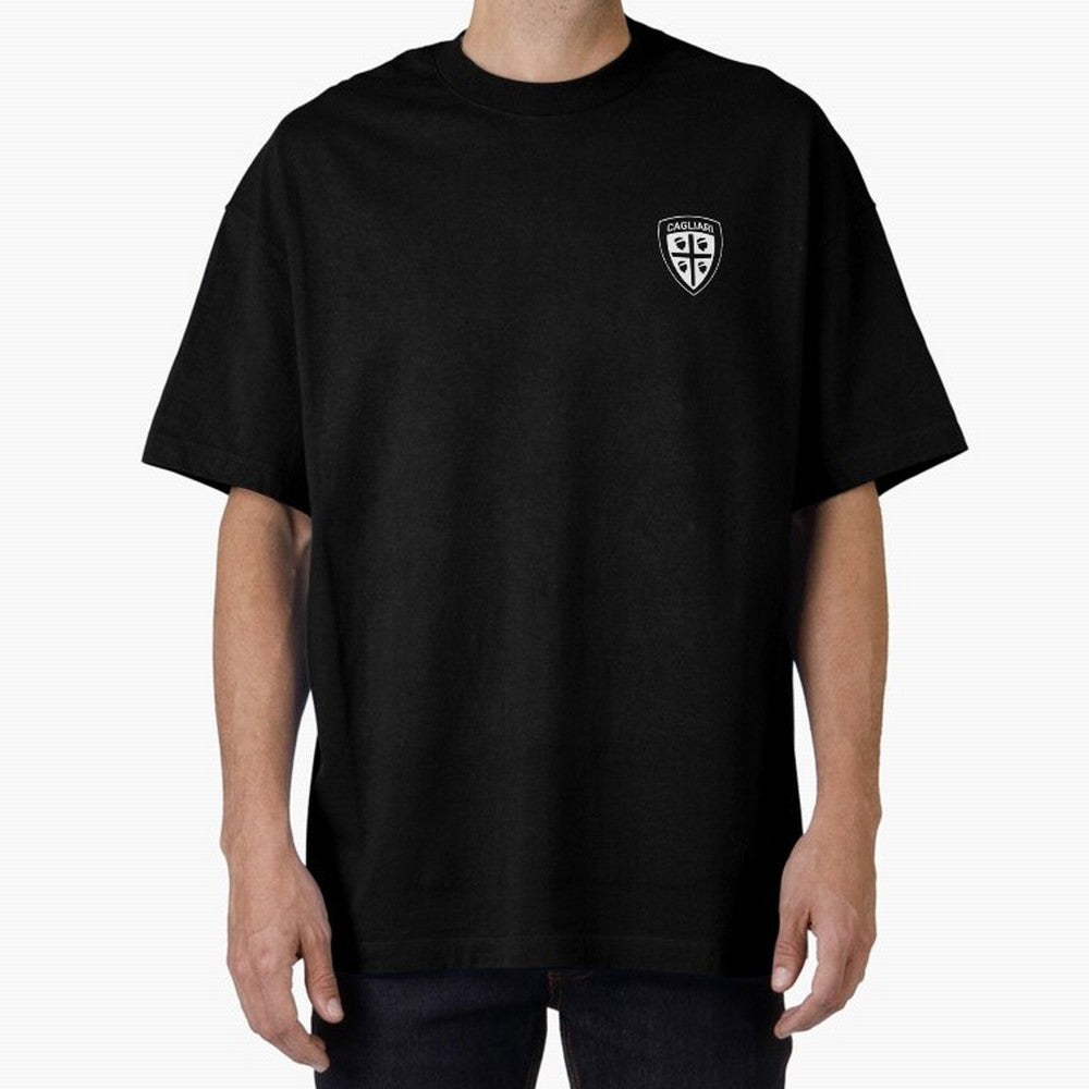 CAGLIARI Oversized T-Shirt Celebrate the Road through FIFA World Cup 2026 Filled with Messi, France and Portugal Energy, Football Festival Excitement, Trophy Ambitions, Country Rivalries and Star Player Buzz; Ideal for Football Dads, Football Moms,