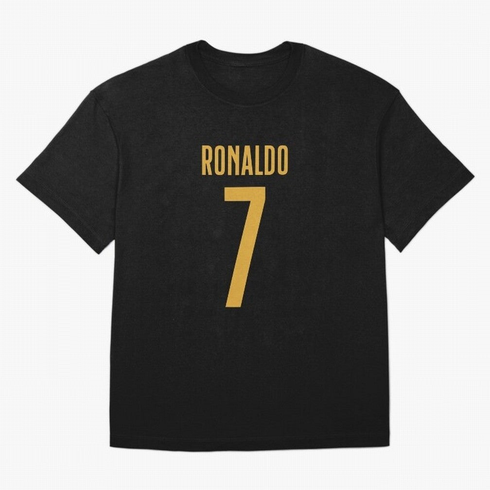Christiano Ronaldo Portugal Jersey 2023 Oversized T-Shirt Show Love for Legendary Goals in FIFA World Cup 2026 USA Canada Mexico for Fans of Cristiano Ronaldo and Argentina, France and Brazil, Bringing Retro Football Energy, Iconic Rivalries,