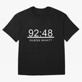 92:48 Guess what? Oversized T-Shirt Spotlight FIFA World Cup 2026 Group Stage Spirit, Highlighting Argentina, Messi and Cristiano Ronaldo, Classic Soccer Heritage, Championship Pressure, Fan Loyalty and International Pride; Made for Collectors Who