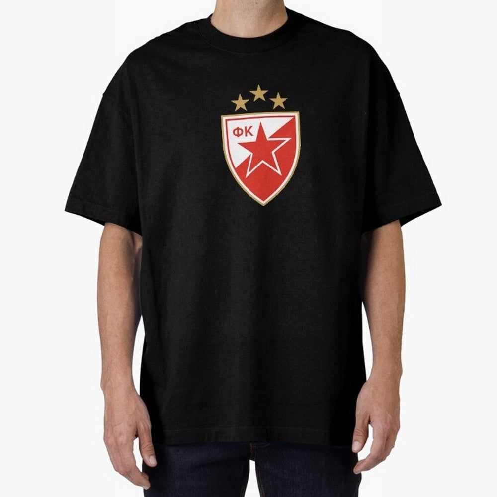 red star Oversized T-Shirt Celebrate Unforgettable Nights in the FIFA World Cup 2026 Group Stage Journey through Messi, CR7 and Mbappe Highlights, England and Germany Pride, Goal Celebration Energy, Supporter Heritage, Football Icons and Worldwide