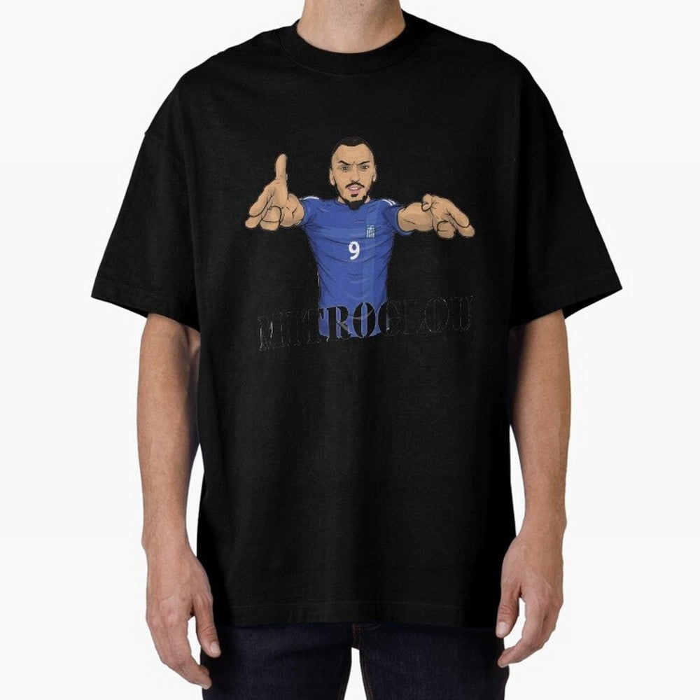Kostantinos Mitroglou Oversized T-Shirt Stand Out with Spirit from the FIFA World Cup 2026 USA Canada Mexico Journey through Cristiano Ronaldo, Haaland and CR7 Highlights, Brazil, Portugal and Argentina Pride, Match Day Excitement, Supporter