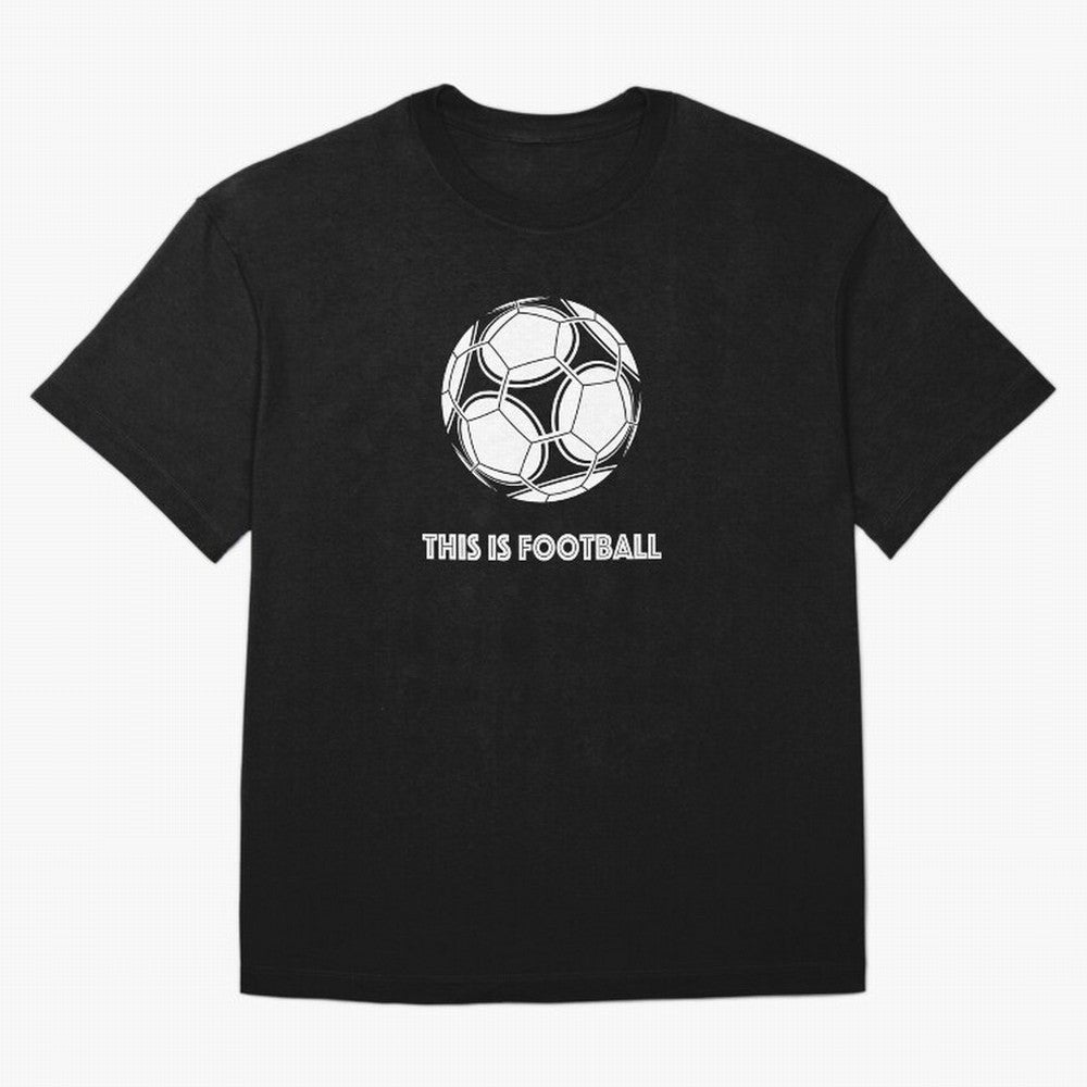 This Is Football Oversized T-Shirt Show Match Day Excitement for the FIFA World Cup 2026 USA Canada Mexico Journey through Messi, CR7 and Mbappe Highlights, Portugal, Spain and Germany Pride, Goal Celebration Energy, Supporter Heritage, Football