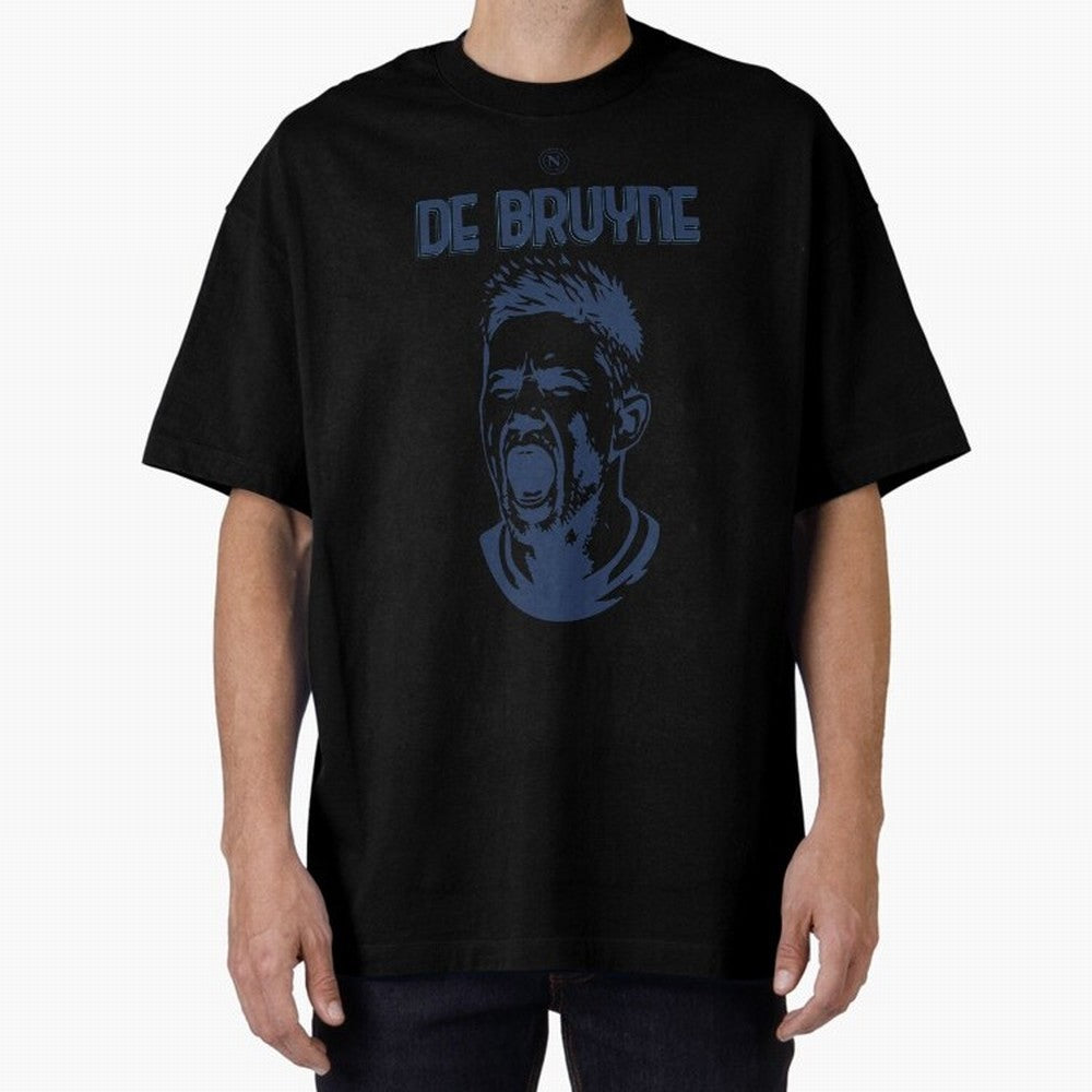 SSC NAPOLI KEVIN DE BRUYNE Oversized T-Shirt Celebrate Football Heritage in Match Day Hype around FIFA World Cup 2026, Neymar, Portugal, Spain and Germany, Worldwide Fan Energy, Dramatic Goals, Stadium Lights and Championship Celebrations; Perfect