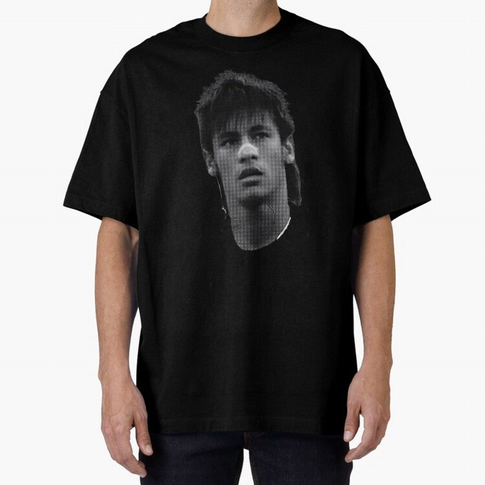 Neymar Vintage Tshirt Oversized T-Shirt Stand with FIFA World Cup 2026 Spirit, Highlighting Spain, Haaland and Mbappe, Fan Favorite Moments, National Team Passion, Big Match Drama and Soccer History; Ideal for Football Dads, Football Moms, Friends,