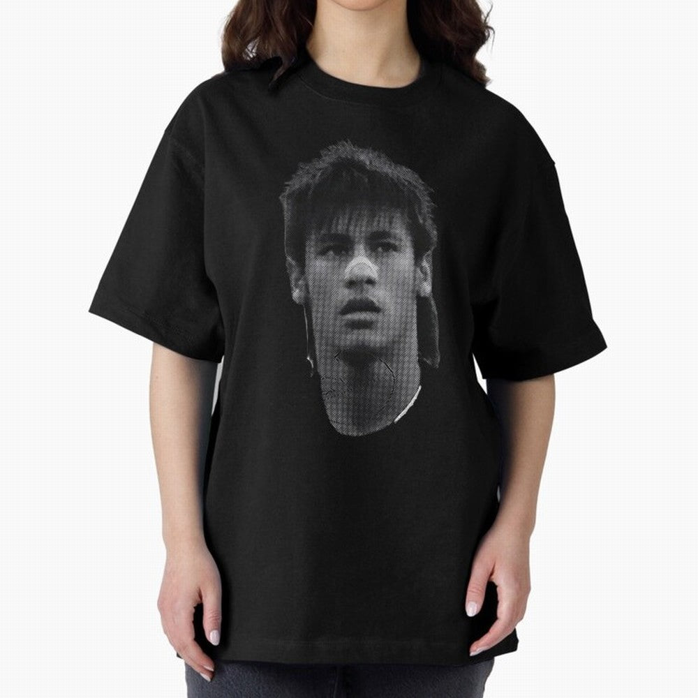 Neymar Vintage Tshirt Oversized T-Shirt Stand with FIFA World Cup 2026 Spirit, Highlighting Spain, Haaland and Mbappe, Fan Favorite Moments, National Team Passion, Big Match Drama and Soccer History; Ideal for Football Dads, Football Moms, Friends,