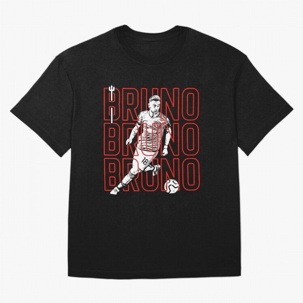 Bruno Fernandes - Manchester United Oversized T-Shirt Mark FIFA World Cup 2026 USA Canada Mexico Driven by Mbappe and Neymar, France Energy, Global Supporter Spirit, Legendary Goals, National Colors and Tournament Celebration; Ideal for Fans Who